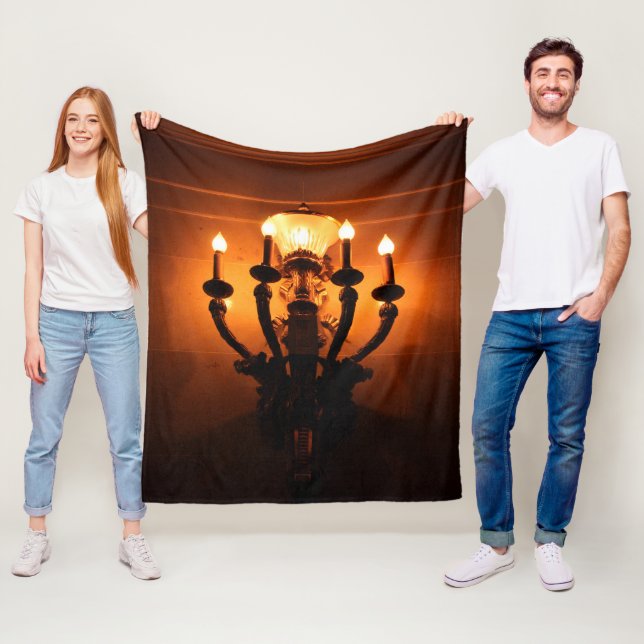 Antike Wandleuchte Fleecedecke (Beispiel)