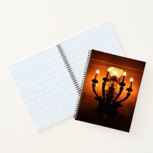 Antike Wandleuchte Notizbuch