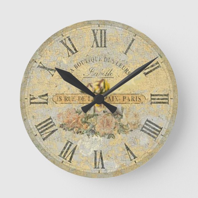 Antike Wanduhr (Vorderseite)