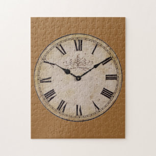 Antike Wanduhr alte Antiquität Kunst Puzzle