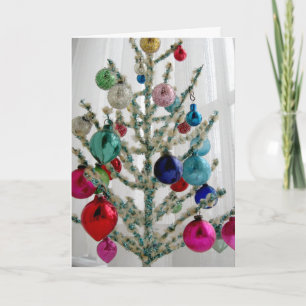 Antike Weihnachtsbaum-Gruß-Karte, kundengerecht Feiertagskarte