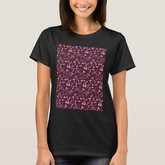 Antike Weinschrauben Graphic T-Shirt (Vorderseite)