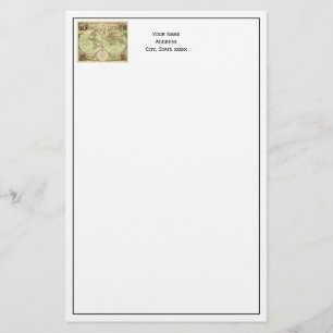 Antike Weltkarte #4 Briefpapier