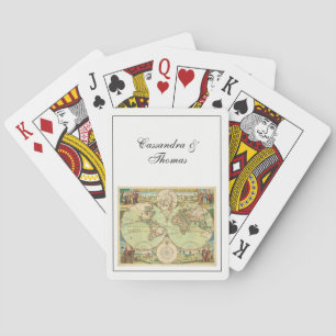 Antike Weltkarte #4 Spielkarten