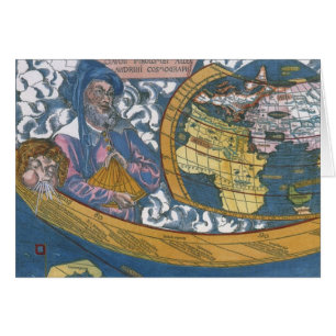 Antike Weltkarte mit Claudius Ptolemäus, 1507