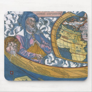 Antike Weltkarte mit Claudius Ptolemy, 1507 Mousepad