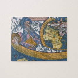 Antike Weltkarte mit Claudius Ptolemy, 1507 Puzzle