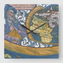 Antike Weltkarte mit Claudius Ptolemy, 1507