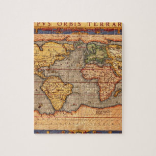 Antike Weltkarte Puzzle