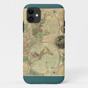 Antike Weltkarte von Carington Bowles, circa 1780 Case-Mate iPhone Hülle