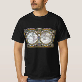 Antike Weltkarte von Claude Auguste Berey T-Shirt