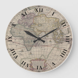 Antike Weltuhr Große Wanduhr