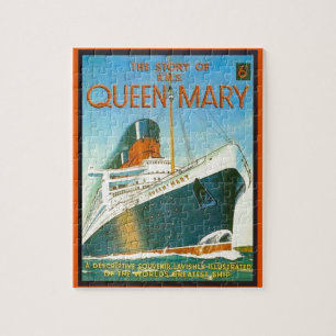 Antike Werbung, RMS Queen Mary Puzzle