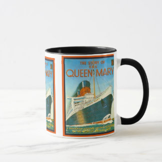 Antike Werbung, RMS Queen Mary Tasse