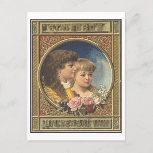 Antike Werbung Stafford's Universal Ink Postkarte