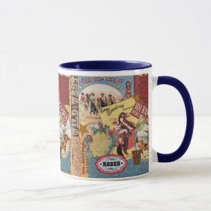 antike Western-Collage-Tasse Tasse
