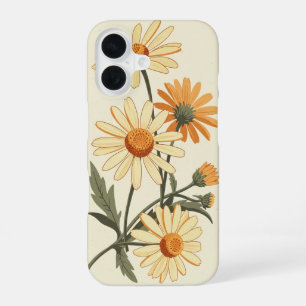 Antike Wilde Margeriten iPhone 16 Hülle
