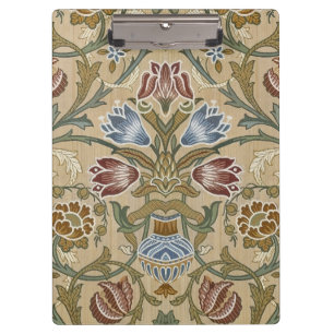 Antike William Morris Brokat-Symmetrie Blumen Klemmbrett