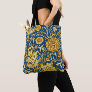 Antike William Morris Cherwell Blue Blumenkunst