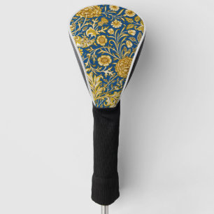 Antike William Morris Cherwell Blue Blumenkunst Golf Headcover