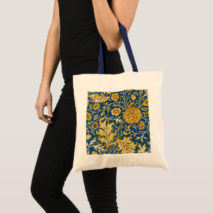 Antike William Morris Cherwell Blue Blumenkunst Tragetasche