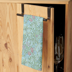 Antike William Morris Golden Lily Geschirrtuch