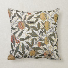 Antike William Morris Granatapfel-Wurfdecke