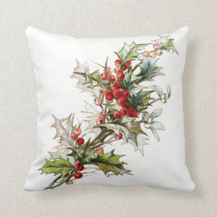 Antike Winterbeeren Kissen