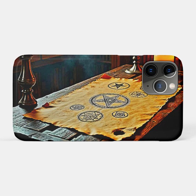 Antike Zauber auf einem Mystischen Scroll Case-Mate iPhone Hülle (Rückseite (Horizontal))