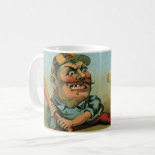 Antike Zigarrenetikette, Sports Baseball Tansill P Tasse
