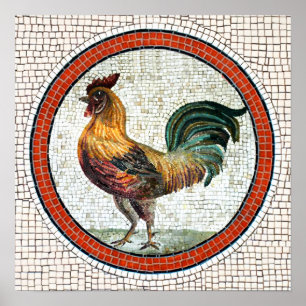 ANTIKEN RÖMISCHEN MOSAIKEN / HAHN POSTER