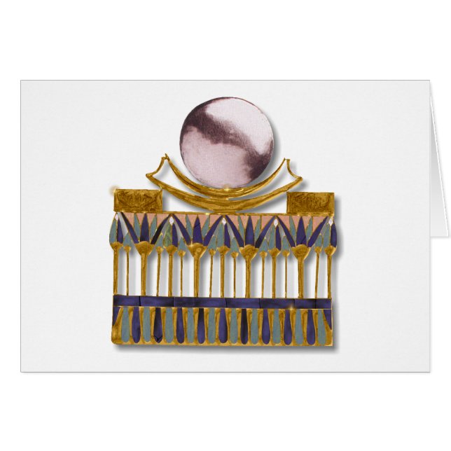 Antiker ägyptischer Moon Pictoral (Vorderseite (Horizontal))