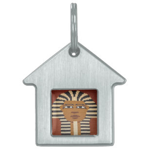 Antiker ägyptischer Pharao King Tut Brown Crochet Tiermarke
