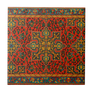 Antiker arabischer Teppichdruck Fliese