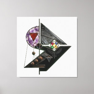Antiker Astraldetektor / Etüde Nr. 19 Leinwanddruck
