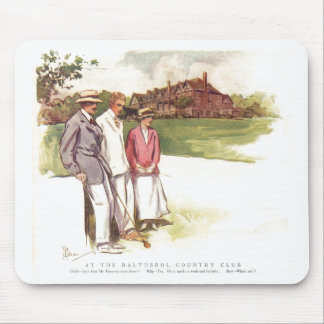 Antiker Baltusrol Countryklub-Cartoon Mousepad