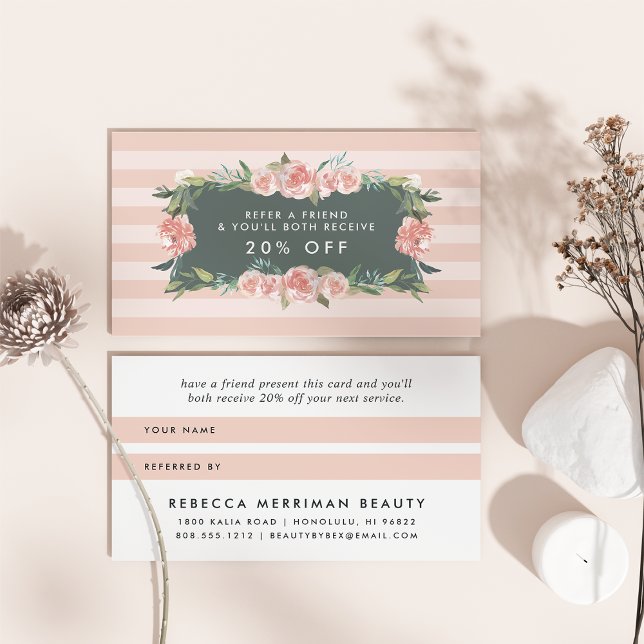 Antiker Blumenrahmen Empfehlungskarte (Von Creator hochgeladen)