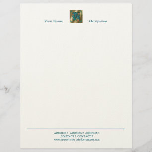 Antiker Brief T - Letterhead Briefkopf