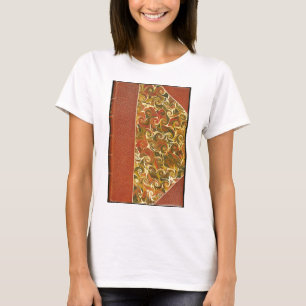 Antiker Bucheinband, verziertes Spiralmuster T-Shirt