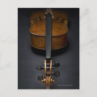 Antiker Cello Postkarte