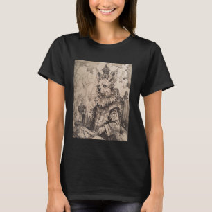 Antiker chinesischer Hundepolizist Retro Ming Dyna T-Shirt