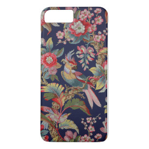 Antiker Cockatoo-Papagei mit Blume Case-Mate iPhone Hülle
