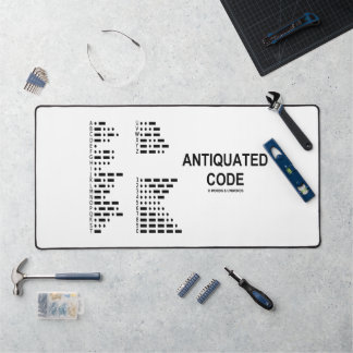 Antiker Code Internationaler Morse-Code-Spaß Schreibtischunterlage
