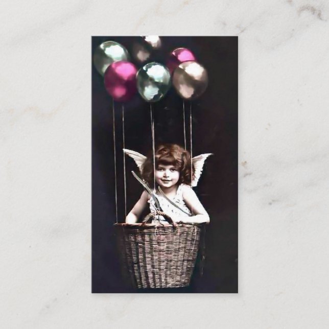 Antiker Cupid Visitenkarte (Vorderseite)