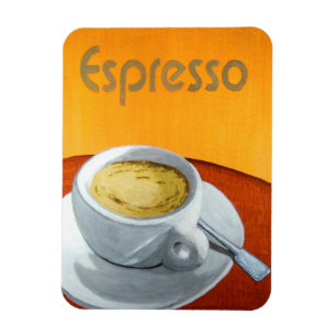Antiker Espresso-Kaffee Magnet