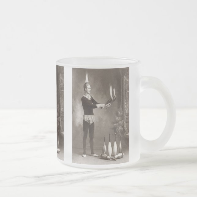 Antiker Feuerschwinger Mattglastasse (Rechts)