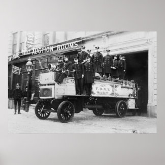 Antiker Feuerzug, 1910er Poster
