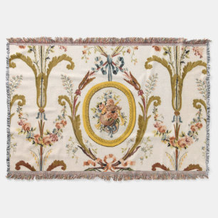 Antiker französischer Rokoko Flora Goldmedaille Decke