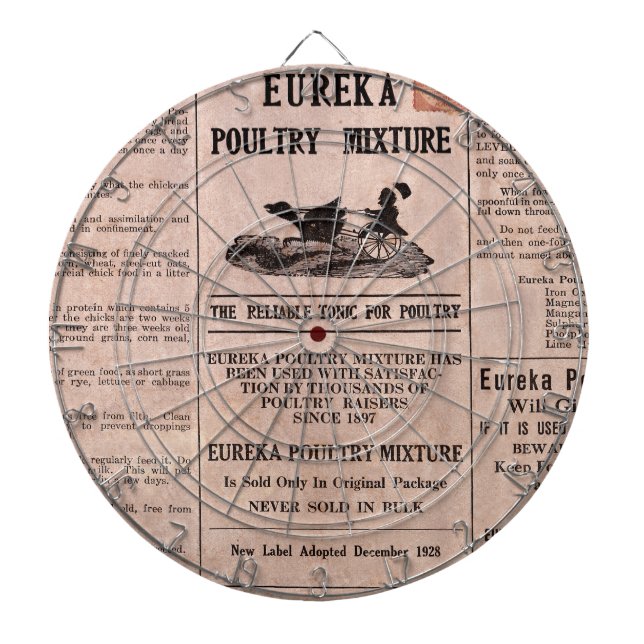 Antiker Füttre Dartscheibe (vorne)