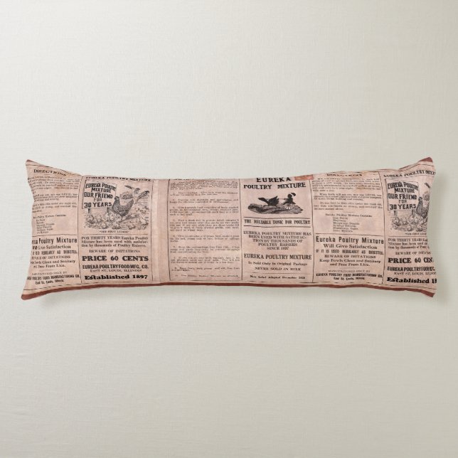 Antiker Füttre Seitenschläferkissen (Vorderseite)